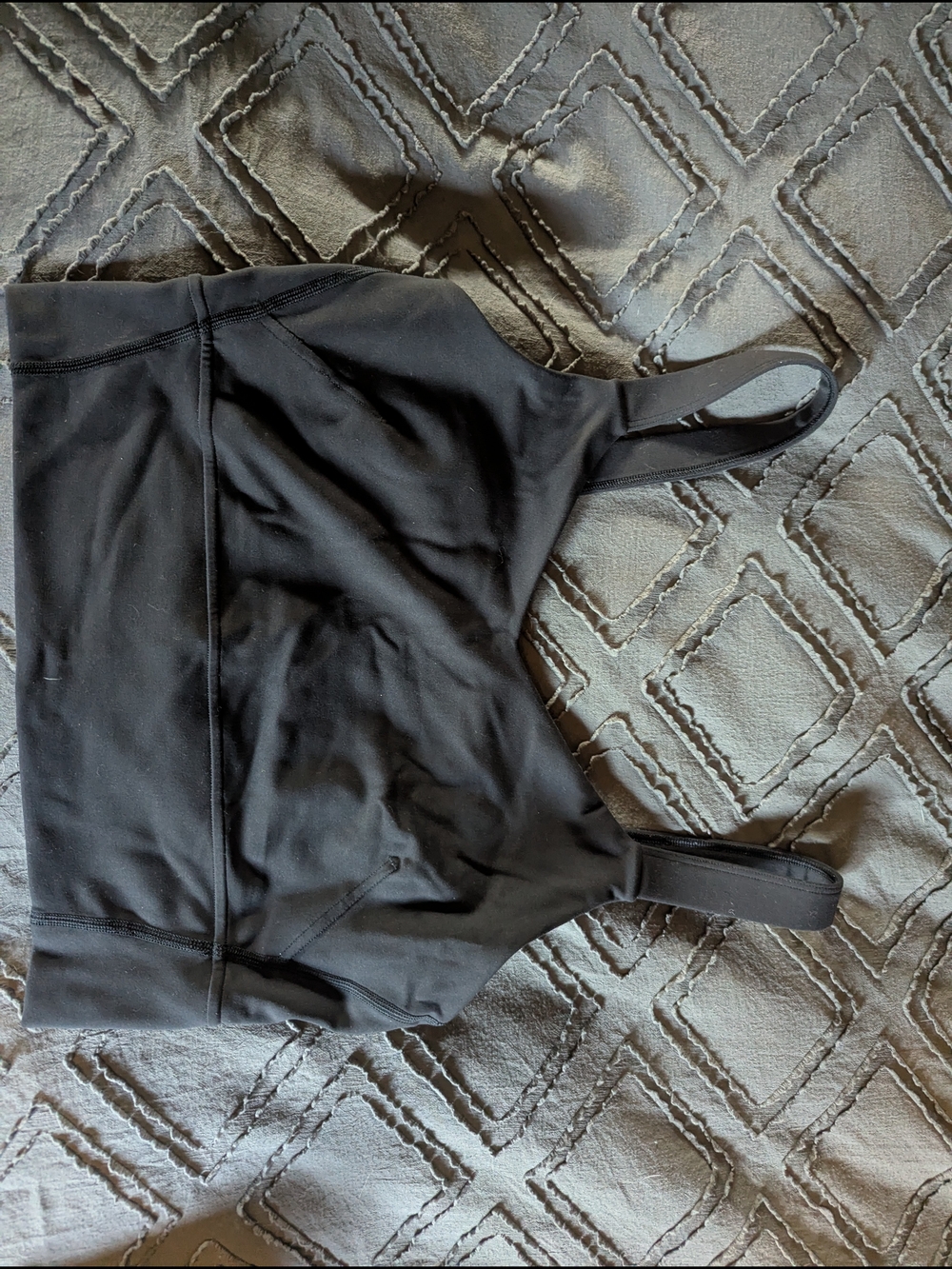 lululemon athletica Black Athletic Tank Top/sports bra